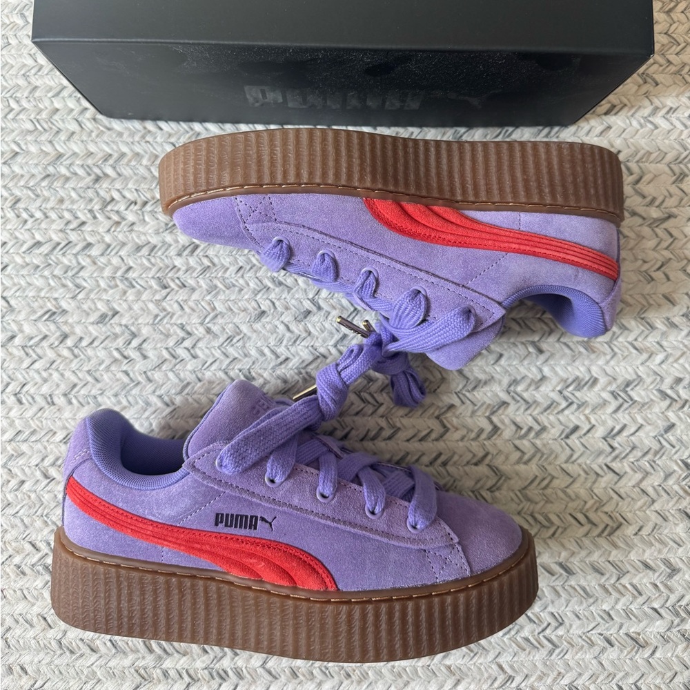 NWT Puma x Fenty by Rihanna Creeper Phatty Sneakers Lavender Size W 8